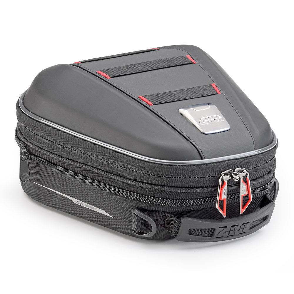 GIVI thermoformed saddlebag, 10 litre volume equipped with Tanklock system