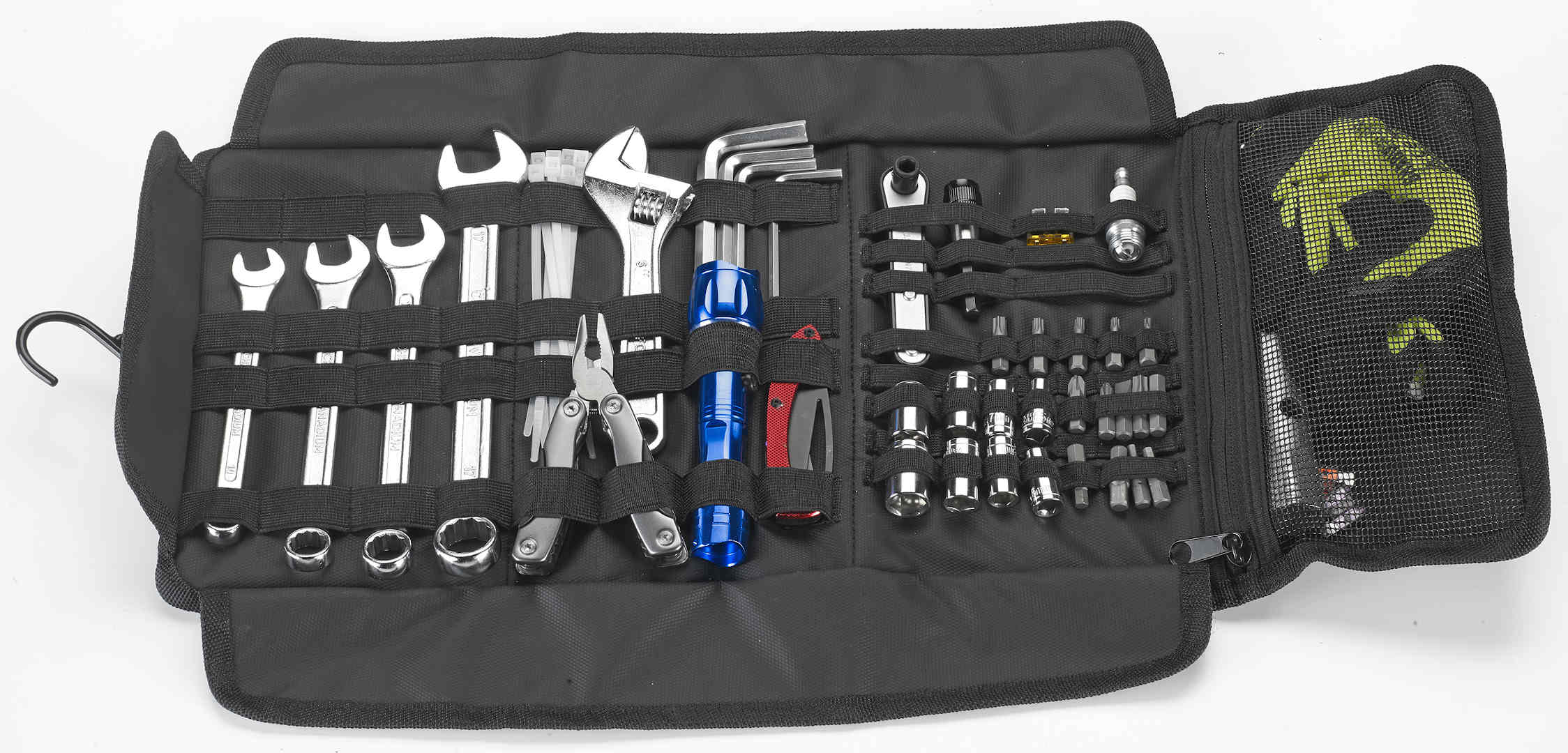 GIVI Roll-Up bag with tool compartments and hooks for the S250 Tool Box Roll-Up Bag