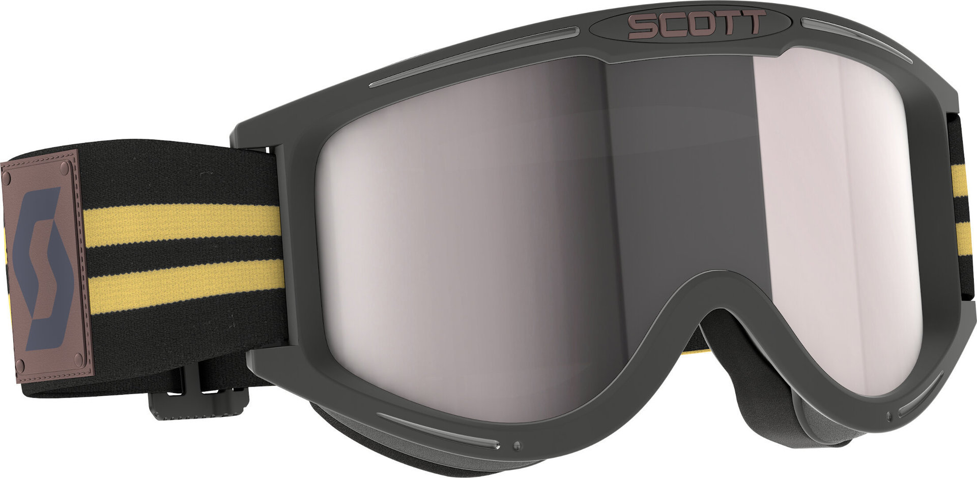 Scott 89X Era Motocross Goggles, black-beige, black-beige, Size One Size