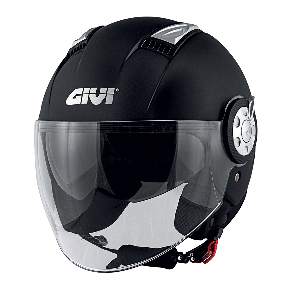 Visière GIVI teintée sans ECE pour casque jet H11.1 AIR, noir