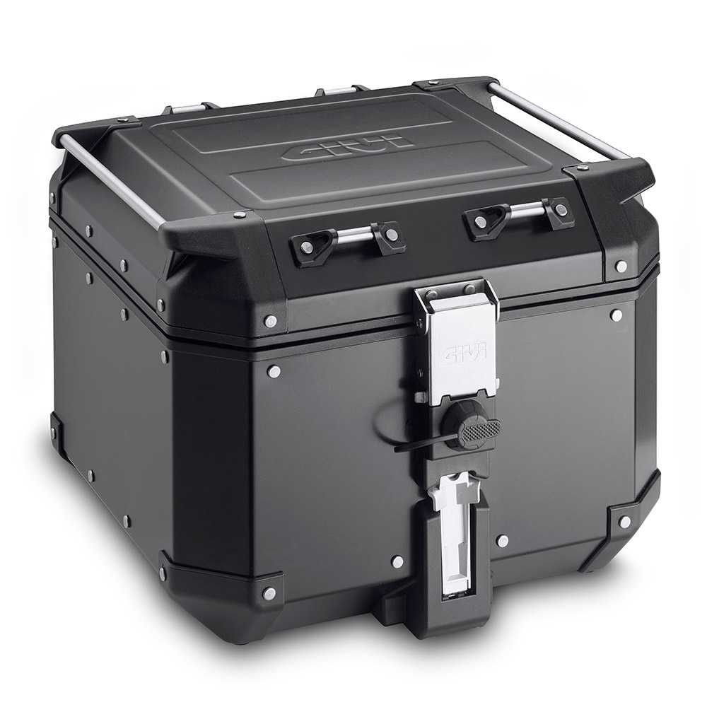 Givi Trekker Outback 42 Liter Case Aluminum, black-silver, black-silver