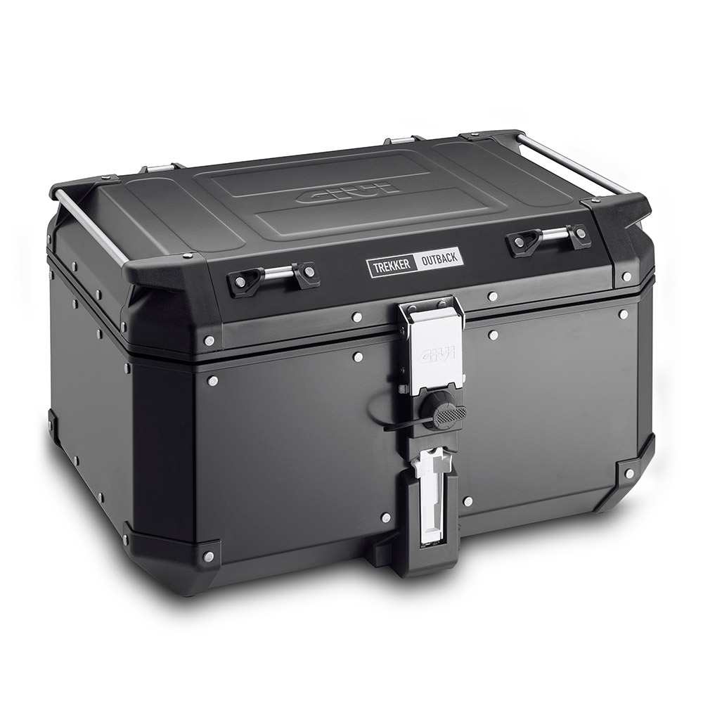 GIVI Trekker Outback 58 Topcase, black-silver, black-silver