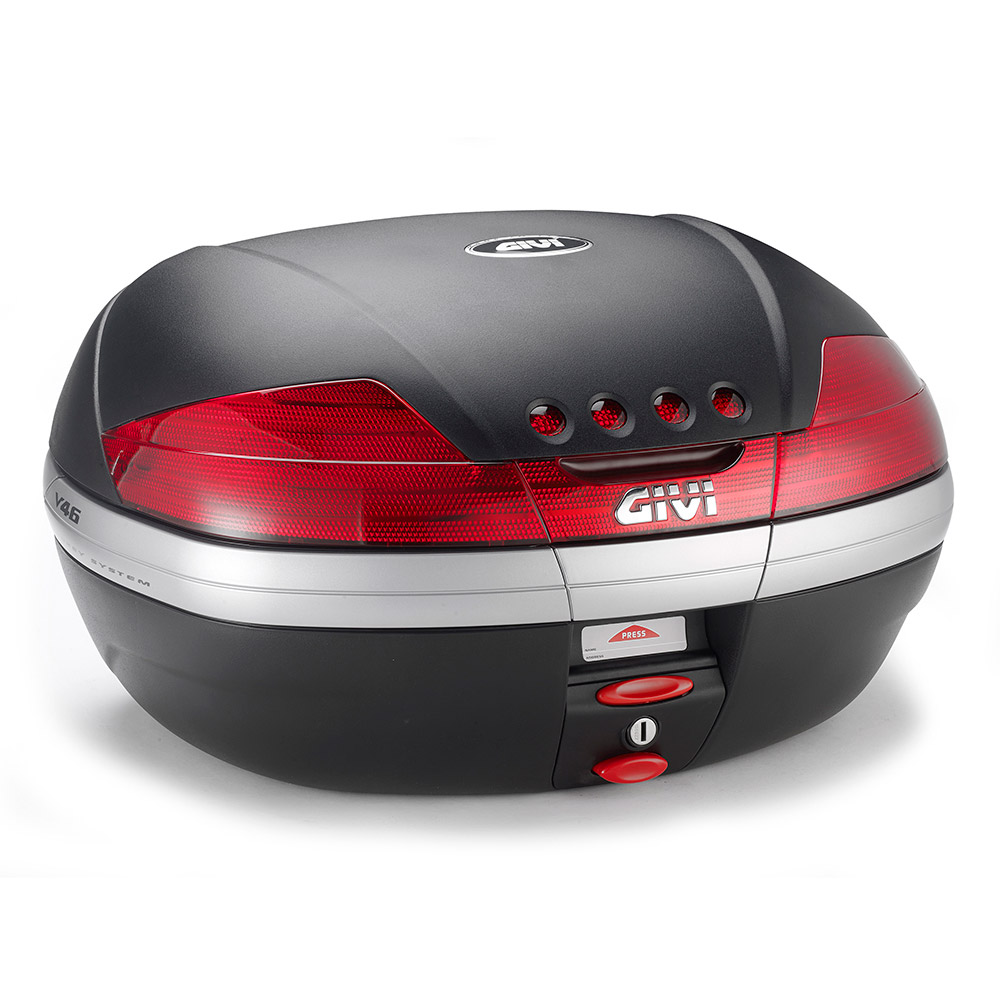 GIVI V46N Monokey Topcase, black-red, black-red