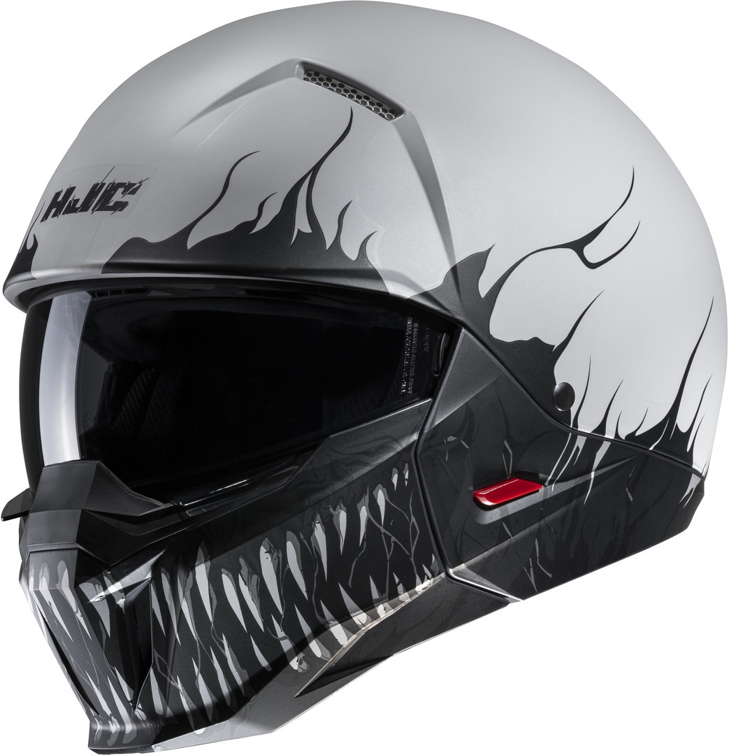 HJC i20 Scraw Jet Helmet, black-grey, Size M, black-grey, Size M