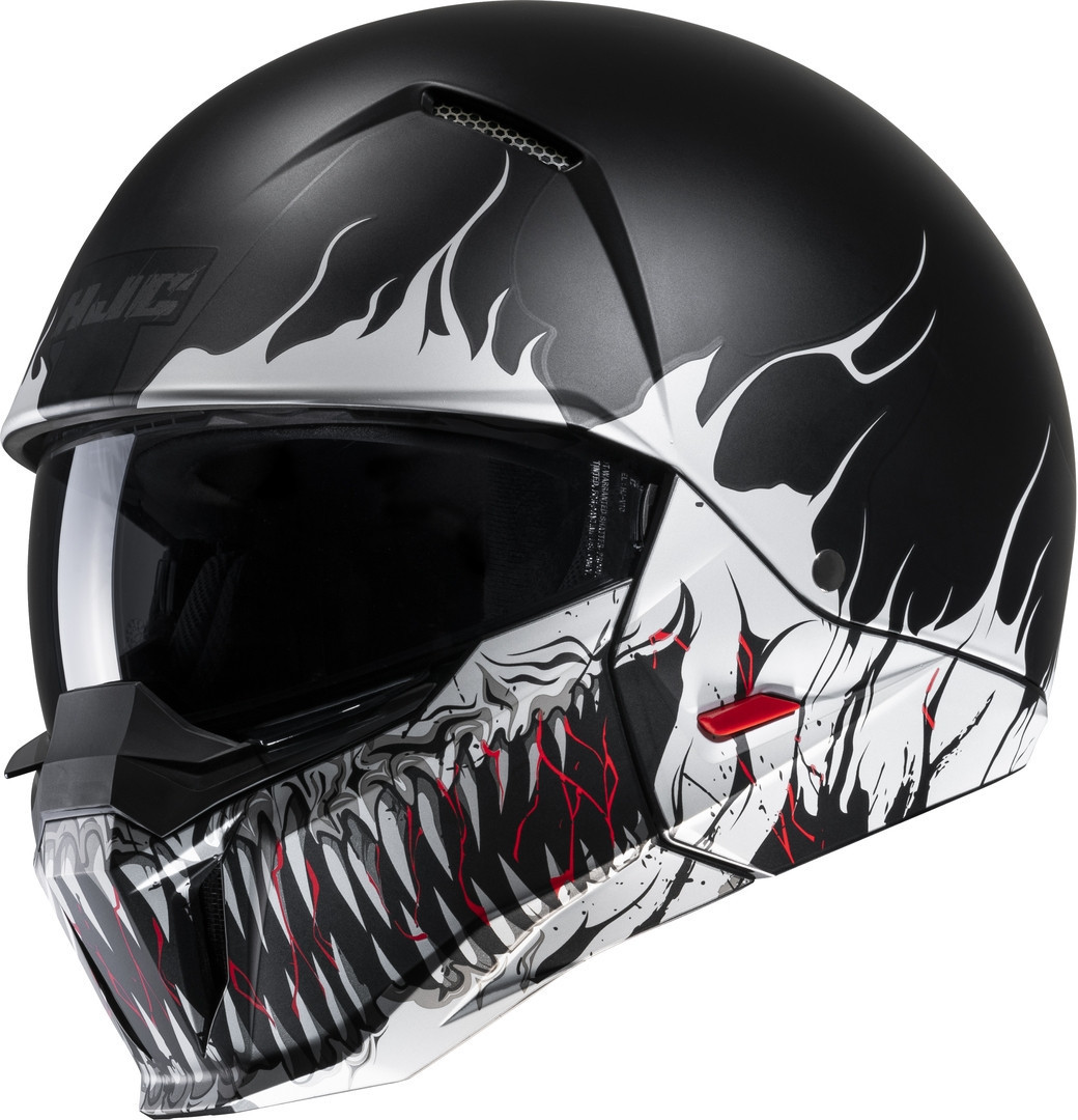 HJC i20 Scraw Jet Helmet, black-grey, Size L, black-grey, Size L