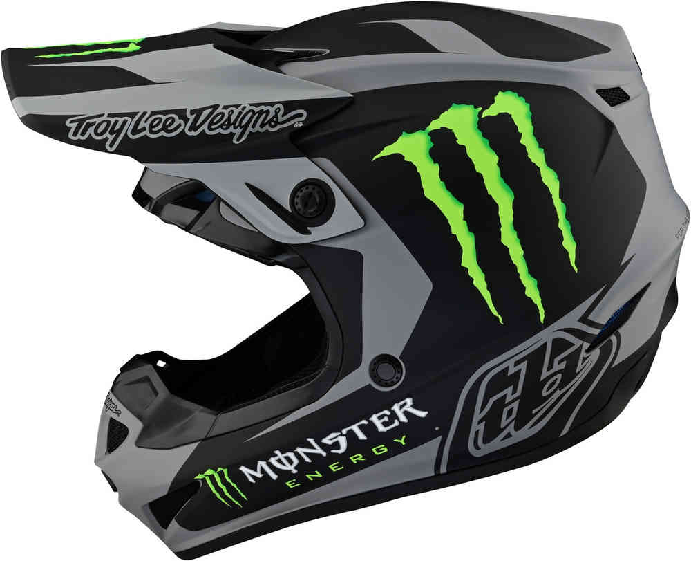 Troy Lee Designs SE4 Polyacrylite MIPS Riser Monster Casco de motocross