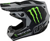 Troy Lee Designs SE4 Polyacrylite MIPS Riser Monster Motocross-kypärä