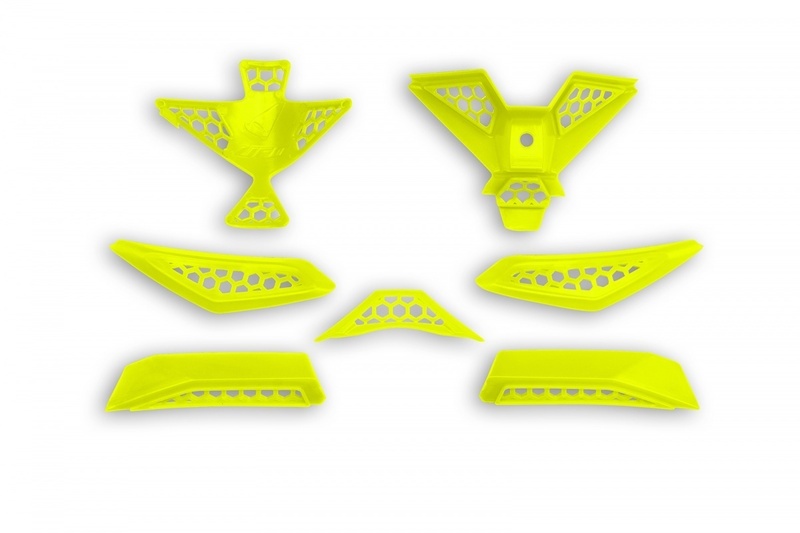 UFO Kit extracteurs d'air Diamond - jaune fluo