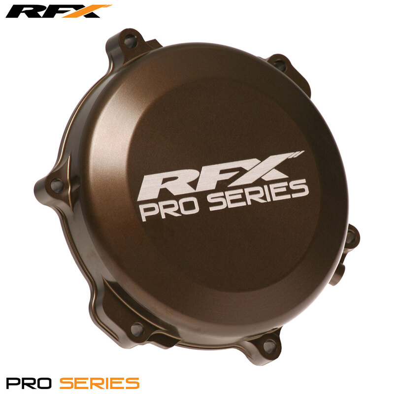 Rfx Unisex Light/Dark/Grey Pro Clutch Cover (Hard Anodised) - Yamaha Yz125