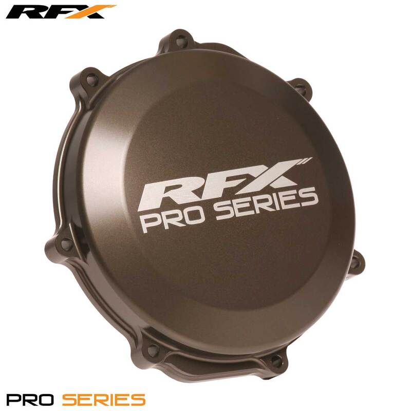 Rfx Unisex Light/Dark/Grey Pro Clutch Cover (Hard Anodised) - Yamaha Yzf450