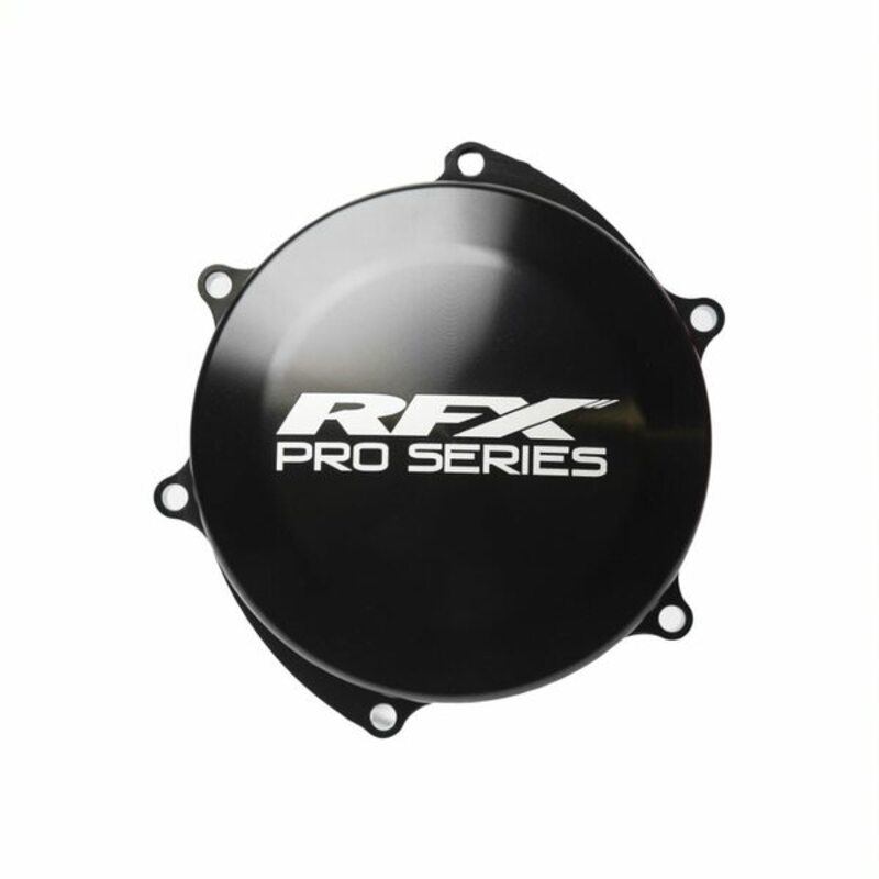 RFX 离合器盖专业版（硬阳极氧化黑色）- 雅马哈 YZF250
