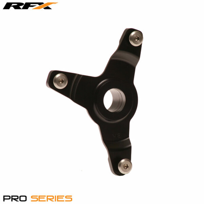 Rfx Unisex Black Pro Disc Guard Mount (Black) - Honda Crf250l