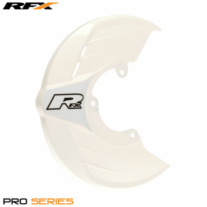 Rfx Unisex White Pro Disc Guard (White) Universal To Fit Disc Guard Mounts
