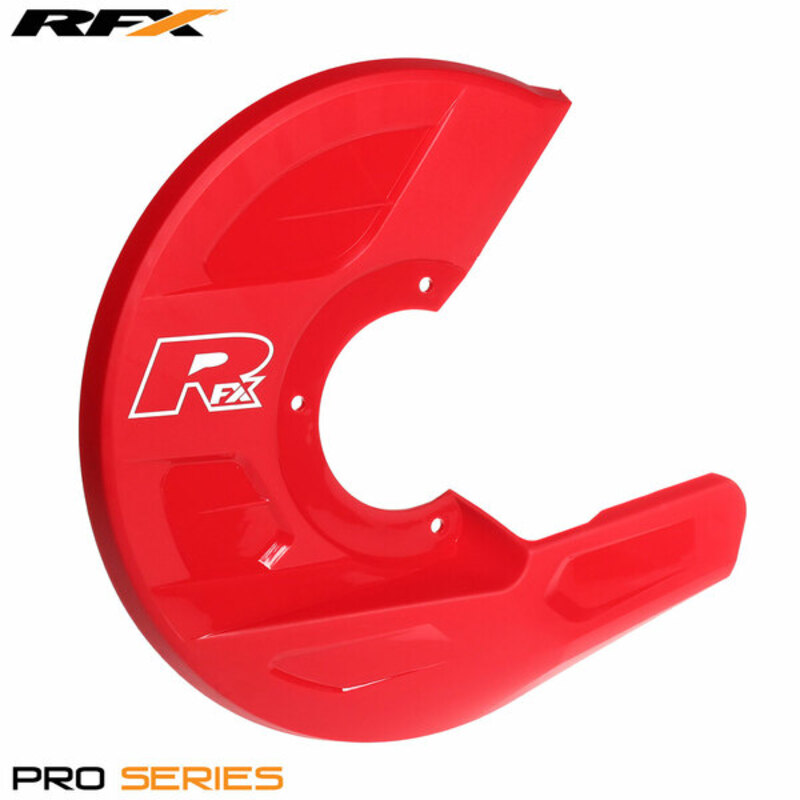 Rfx Unisex Red Pro Disc And Caliper Guard (Red) Universal To Fit Disc Guard Mounts