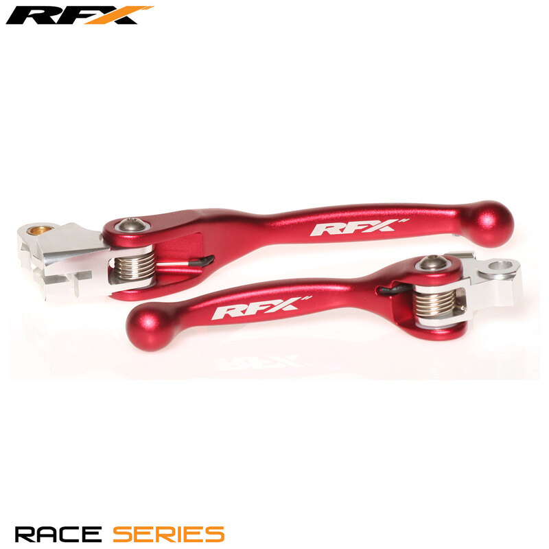 Rfx Unisex Red Race Forged Flexible Lever Set (Red)