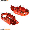 Preview image for RFX  Pro Footrests (Orange) - KTM SX85/125/450