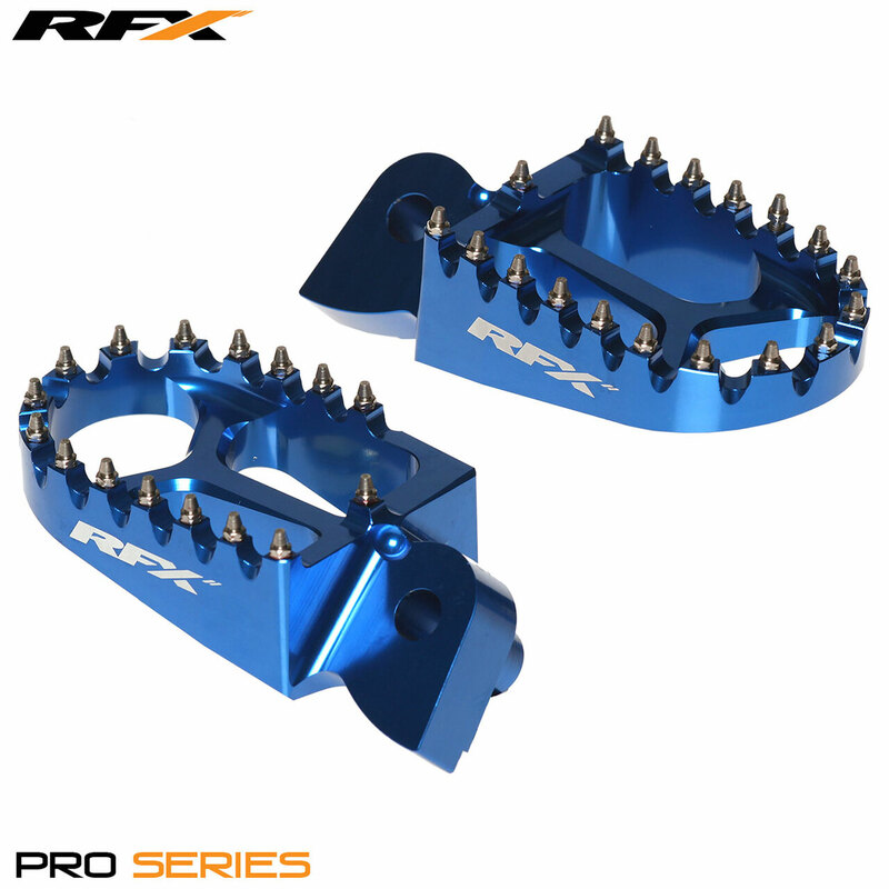 Rfx Unisex Blue Pro Cnc Aluminium Trials Footrest (Blue) Universal - Gas Gas/Beta/Sherco/Montesa