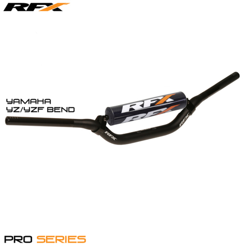 RFX Manillar cónico Pro F8 de 28,6 mm (con refuerzo) (negro) - Yamaha KTM/ YZF