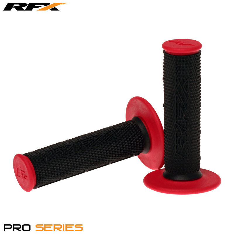 RFX Ett par tvåkomponentshandtag i Pro-seriens mittdel svart (svart/röd)