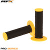 Preview image for RFX  Pro Series Dual Compound Grips Black Centre (Black/Yellow) Pair