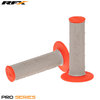 Preview image for RFX  Pro Series Dual Compound Grips Grey Centre (Grey/Orange) Pair