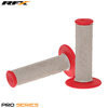 Preview image for RFX  Pro Series Dual Compound Grips Grey Centre (Grey/Red) Pair