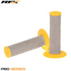 Preview image for RFX  Pro Series Dual Compound Grips Grey Centre (Grey/Yellow) Pair
