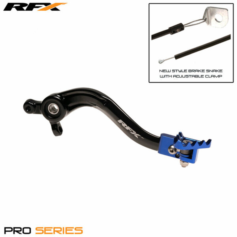 RFX Pro ST Rear Brake Lever (Black/Blue) - Husqvarna TC85, black