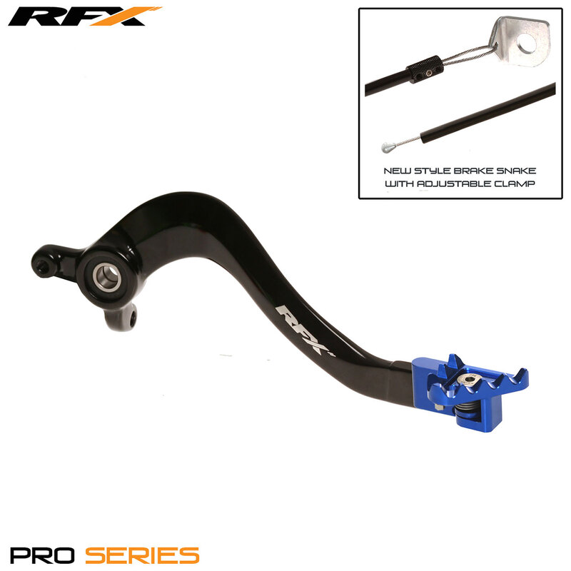 RFX Pro FT Rear Brake Lever (Black/Blue) - Husqvarna TC85