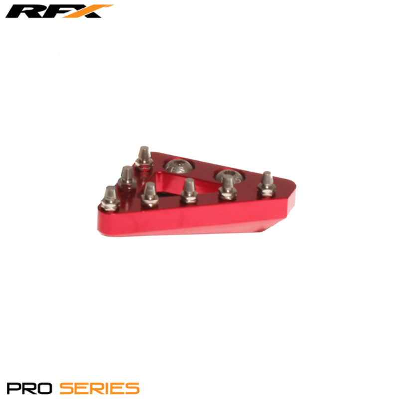 Rfx Unisex Red Pro Replacement Cnc Solid Rear Brake Lever Tip (Red)