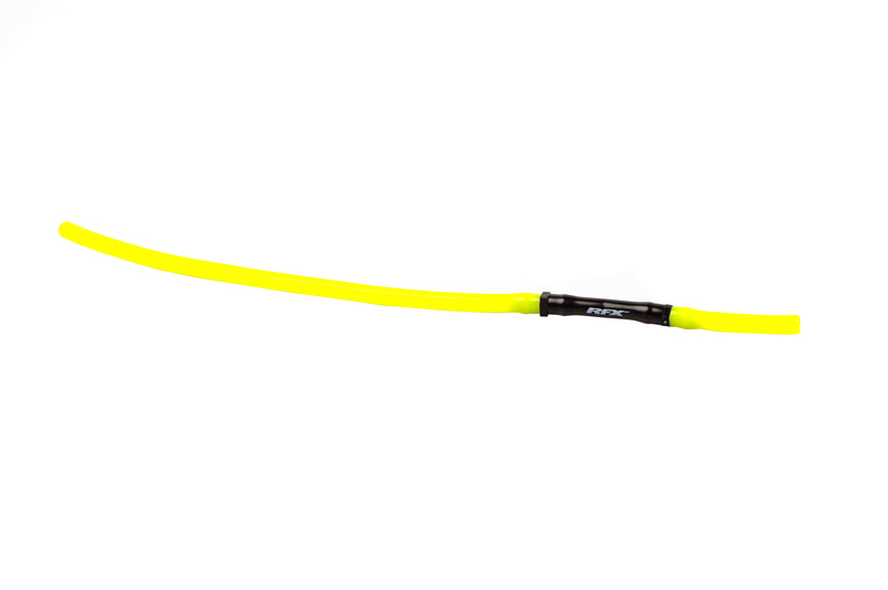 RFX Race ventilasjonsrør - lang slange med 1-veis ventil (gul) 5 stk