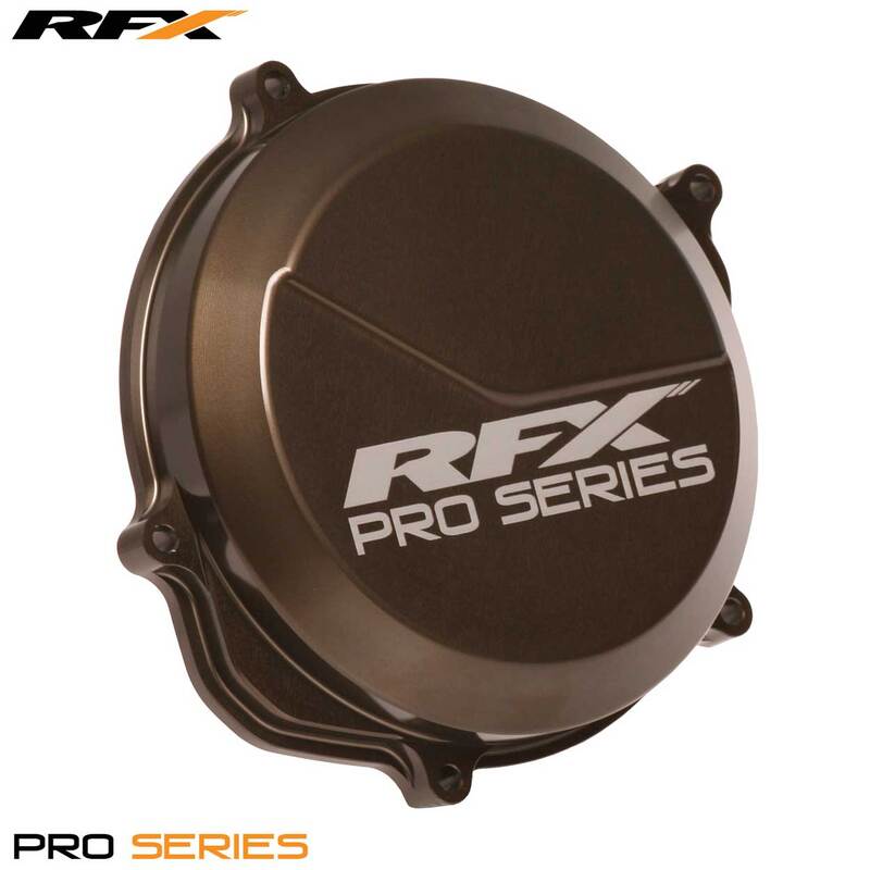 Rfx Unisex Light/Dark/Grey Pro Clutch Cover (Hard Anodised) - Honda Crf450