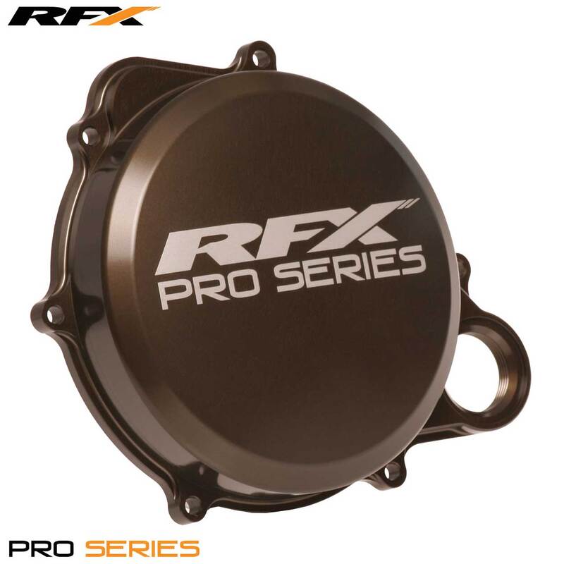Rfx Unisex Light/Dark/Grey Pro Clutch Cover (Hard Anodised) - Honda Crf250