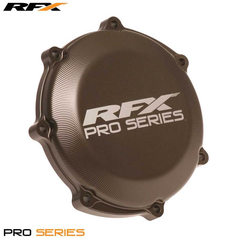 Rfx Unisex Light/Dark/Grey Pro Clutch Cover (Hard Anodised) - Yamaha Yzf250