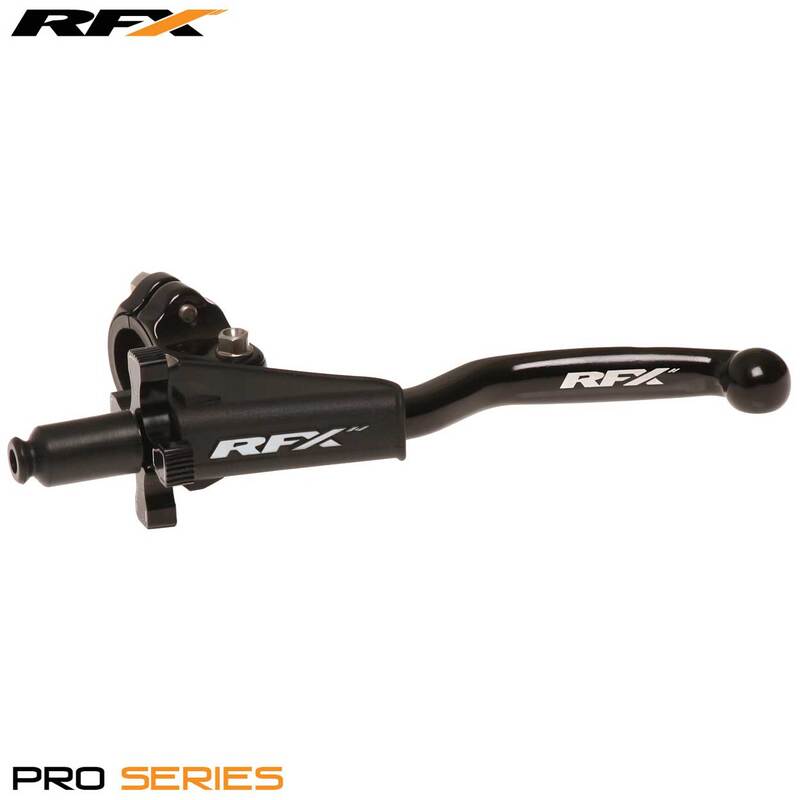 Rfx Unisex Black Pro Clutch Lever Assembly Forged (Black) 2 Stroke Universal Ez Adjust
