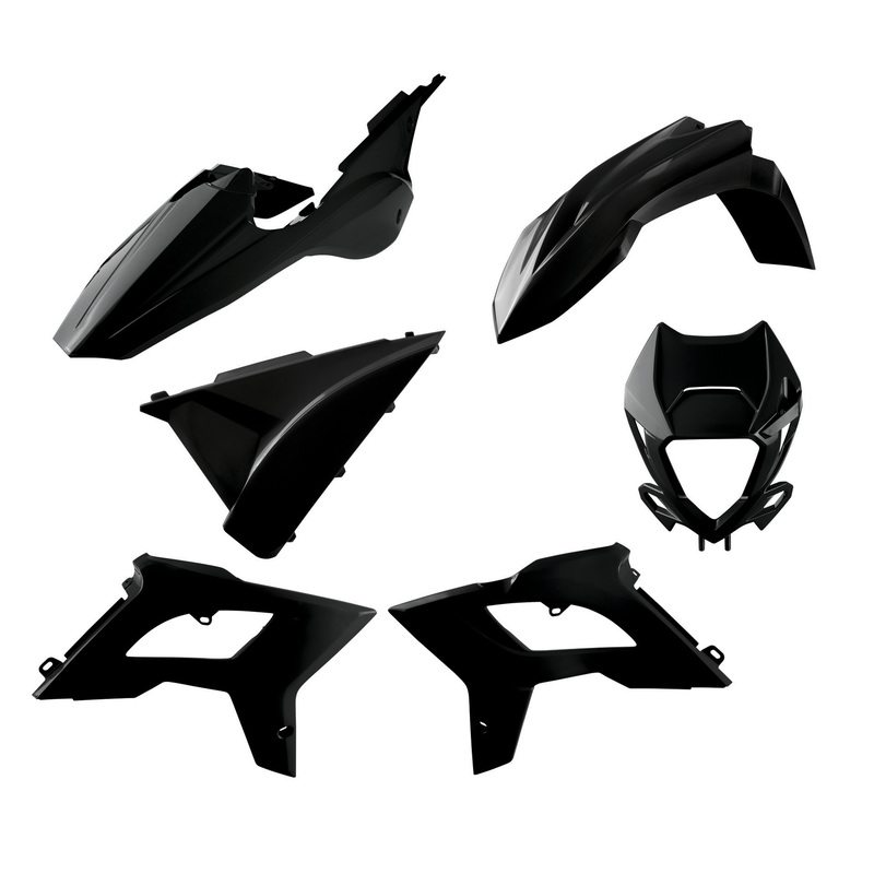 POLISPORT Restyling Plastic Kit Black - Beta RR 2T/4T, black