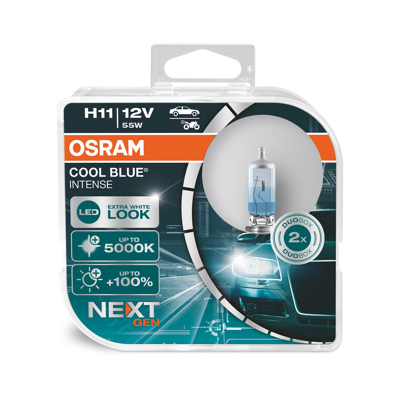 OSRAM Cool Blue Intense Lamp H2 12V/55W - x2