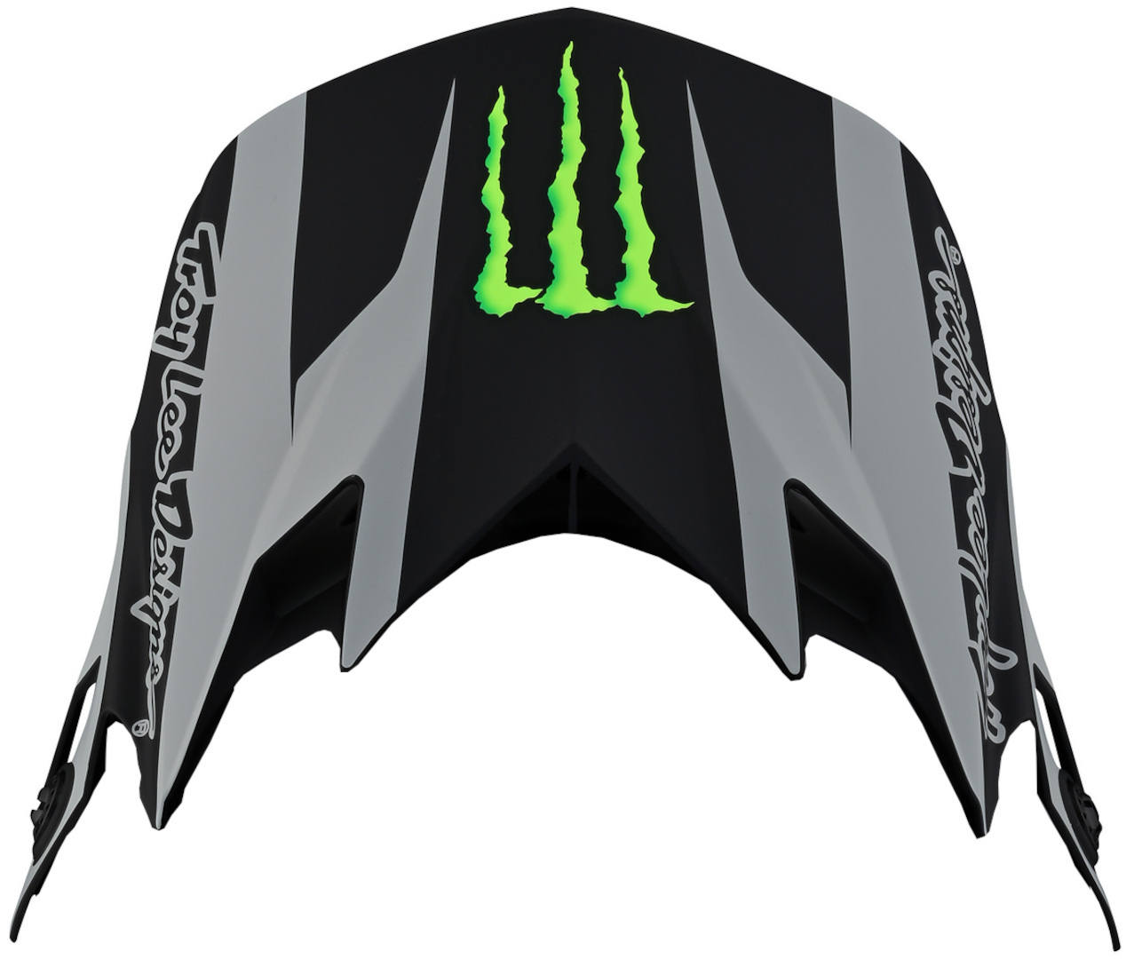 Troy Lee Designs SE4 Riser Monster Helmet Peak, black, black, Size One Size