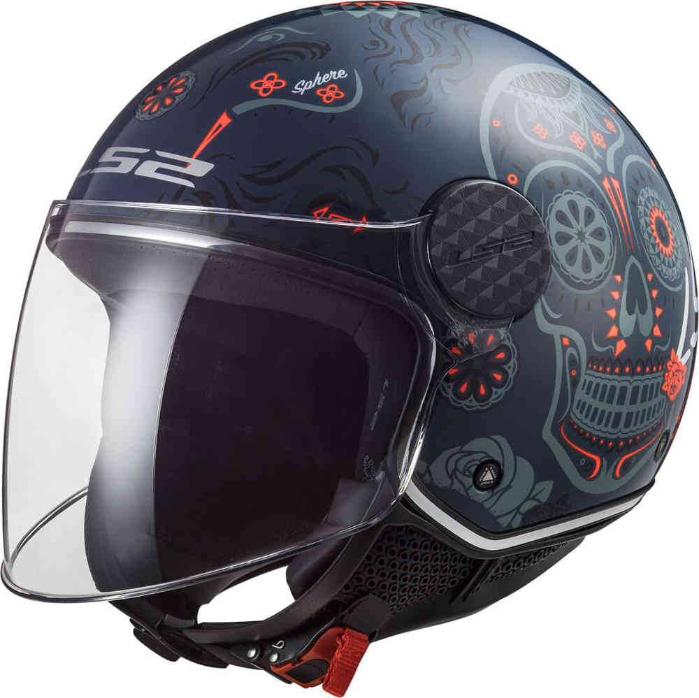 LS2 OF558 Sphere Lux Maxca Реактивный шлем