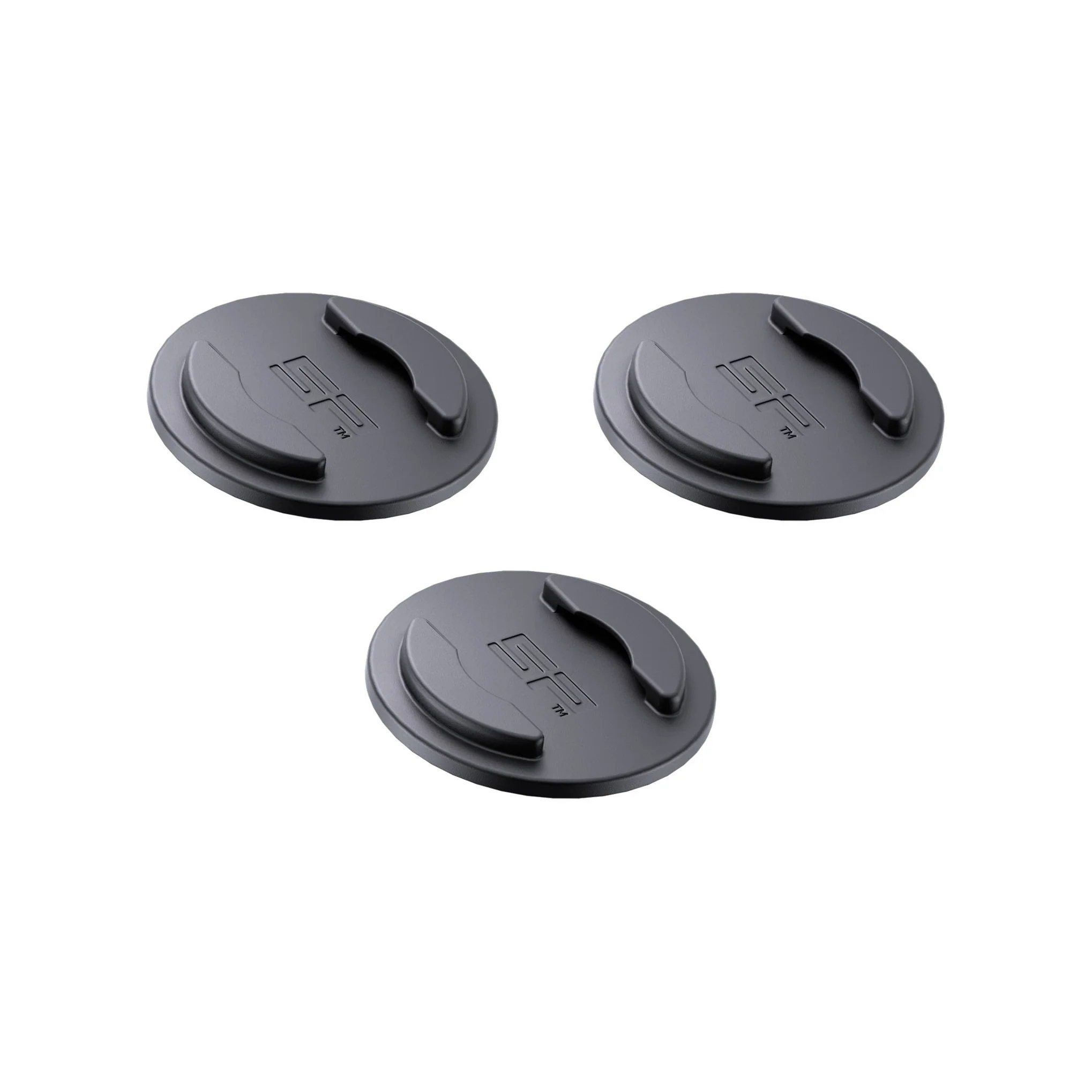Sp Connect Unisex Adhesive Mount Set Spc+ - 3 Pieces, Size 10 Mm