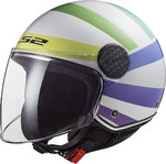 LS2 OF558 Sphere Lux Swirl Jet Helmet