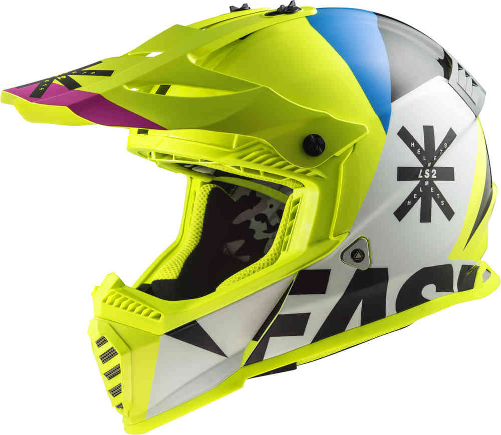 LS2 MX437 Fast Heavy Evo Casco Motocross