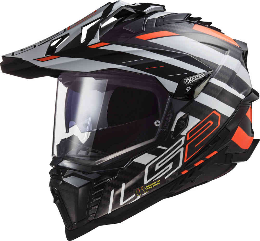 LS2 MX701 Explorer Carbon Edge Шлем для мотокросса