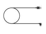 Quad Lock Vattentät rätvinklig kabel för trådlös laddare