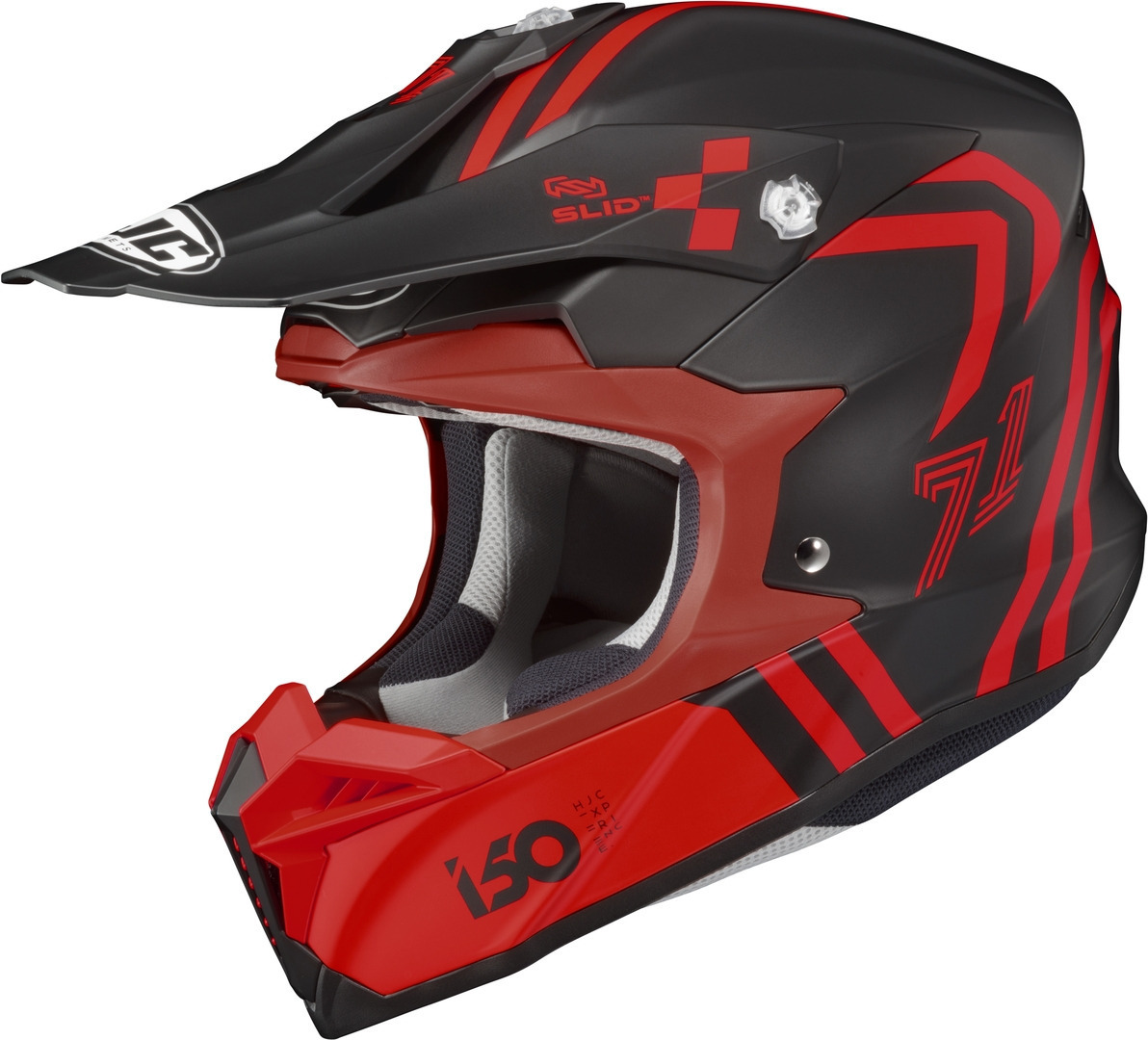 HJC i50 Hex Шлем для мотокросса Черный/Красный M (57/58) 