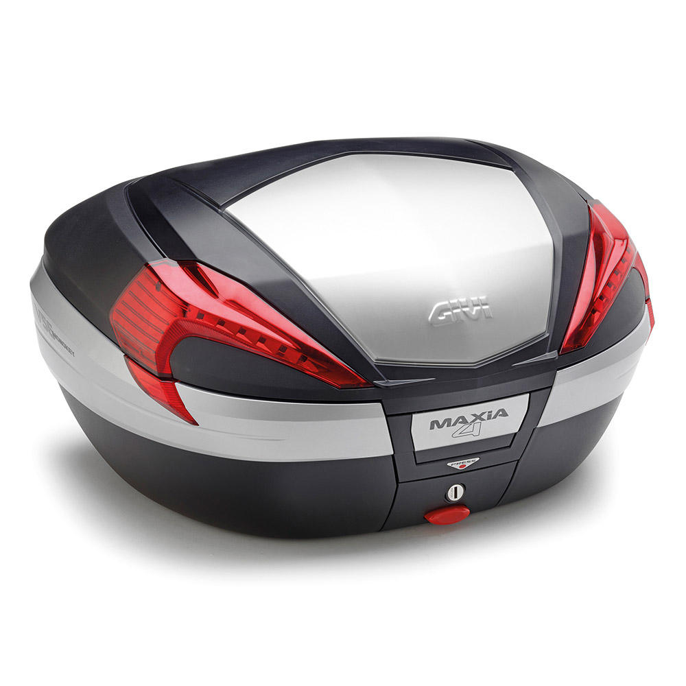 GIVI passenger backrest soft black-grey for E55 Maxia III / V56 Maxia IV, black