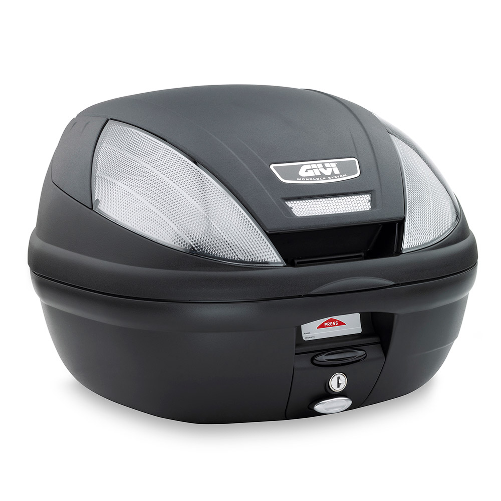 GIVI Passenger Backrest for E370 black Monolock Suitcase, black