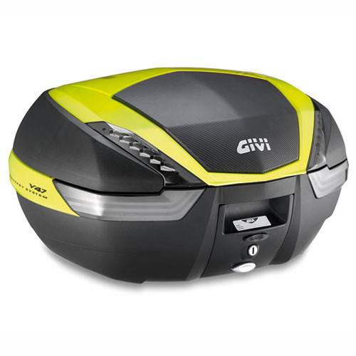 GIVI metal luggage rail, black mounting on the luggage lid, black