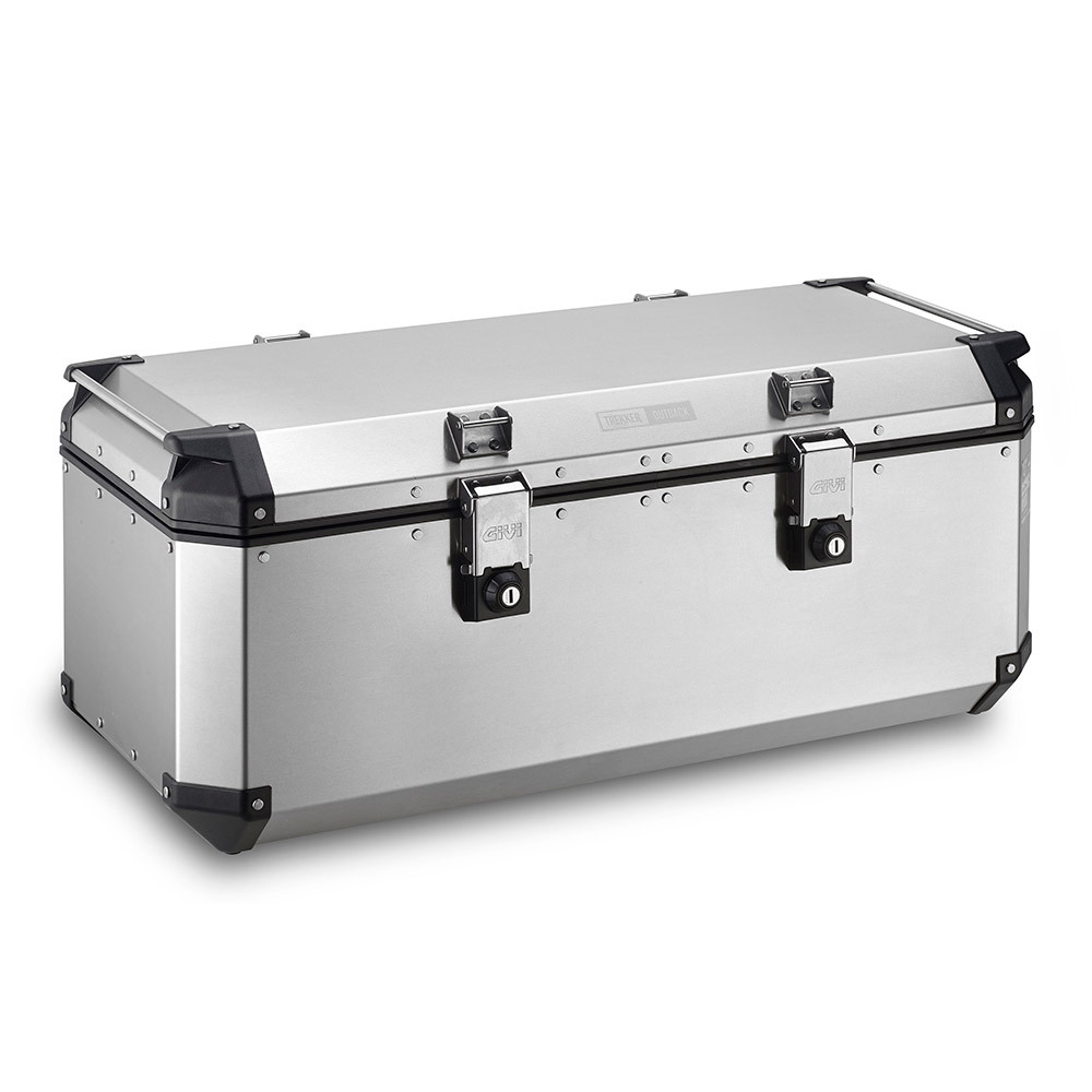 Soporte universal GIVI ATV para caja OBK110 ALU para portadores de tubos con 18 mm a 25 mm de diámetro