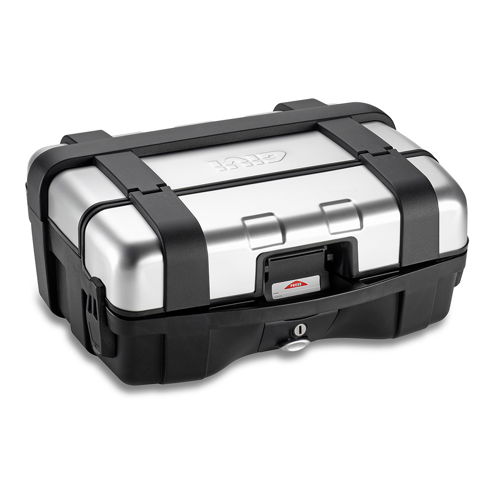 Image of GIVI Trekker 33 Case Set Monokey con Cover in Alu, nero-argento